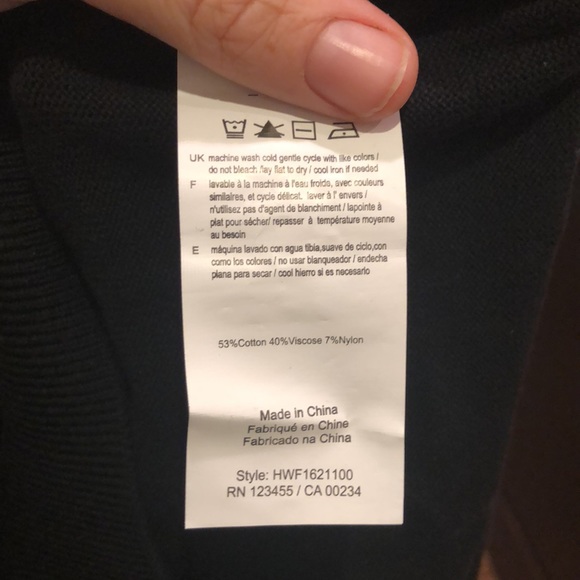 Halston black knit tank top - Picture 4 of 5